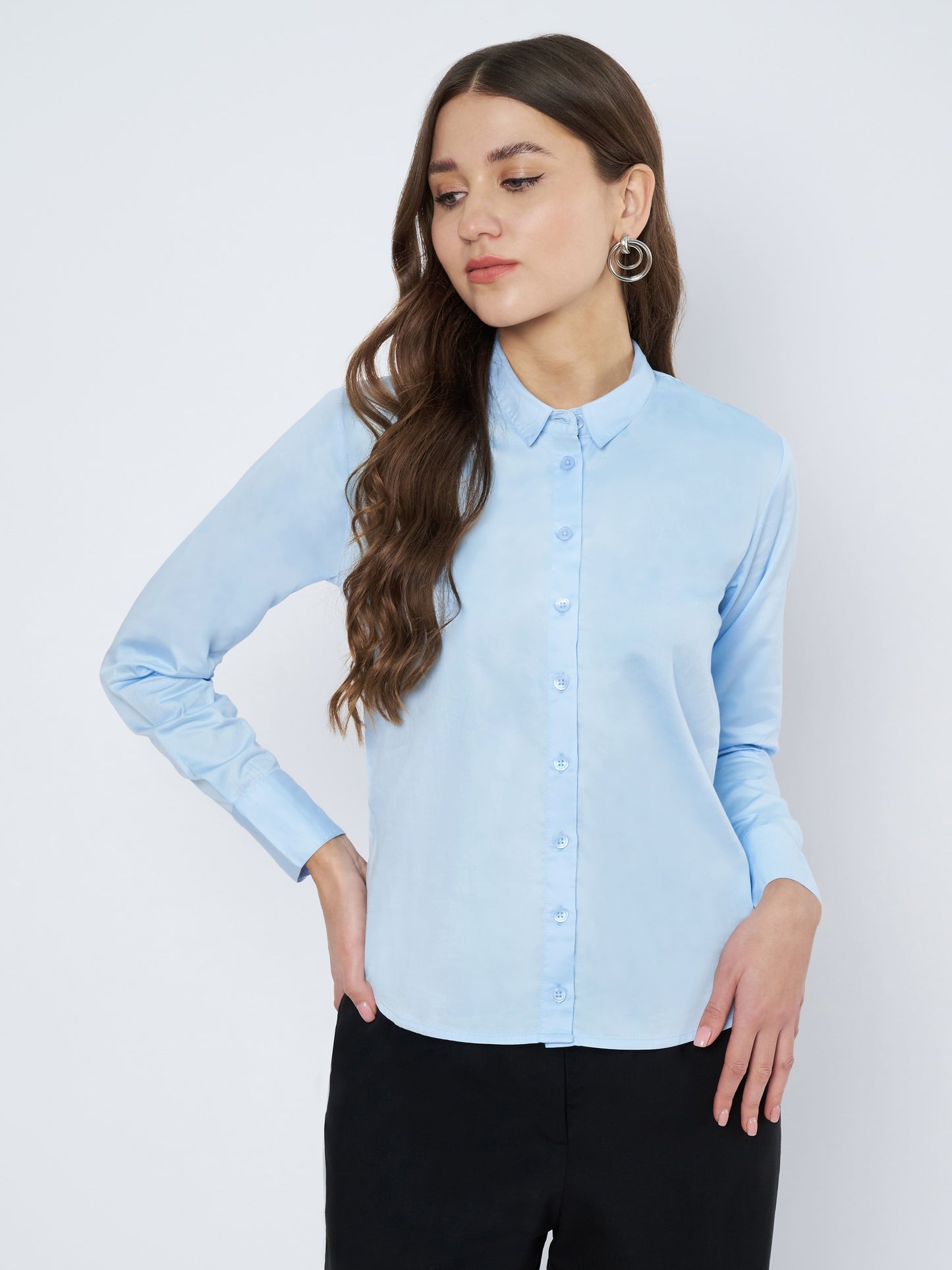 Light Blue Cotton Shirt
