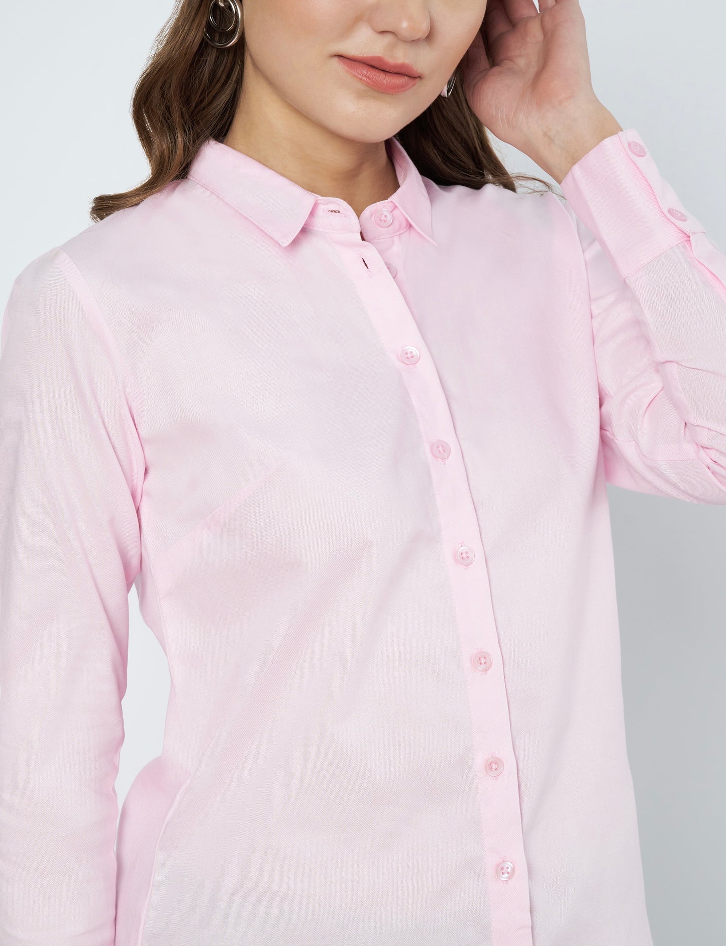 Oxford Cotton Light Pink Shirt