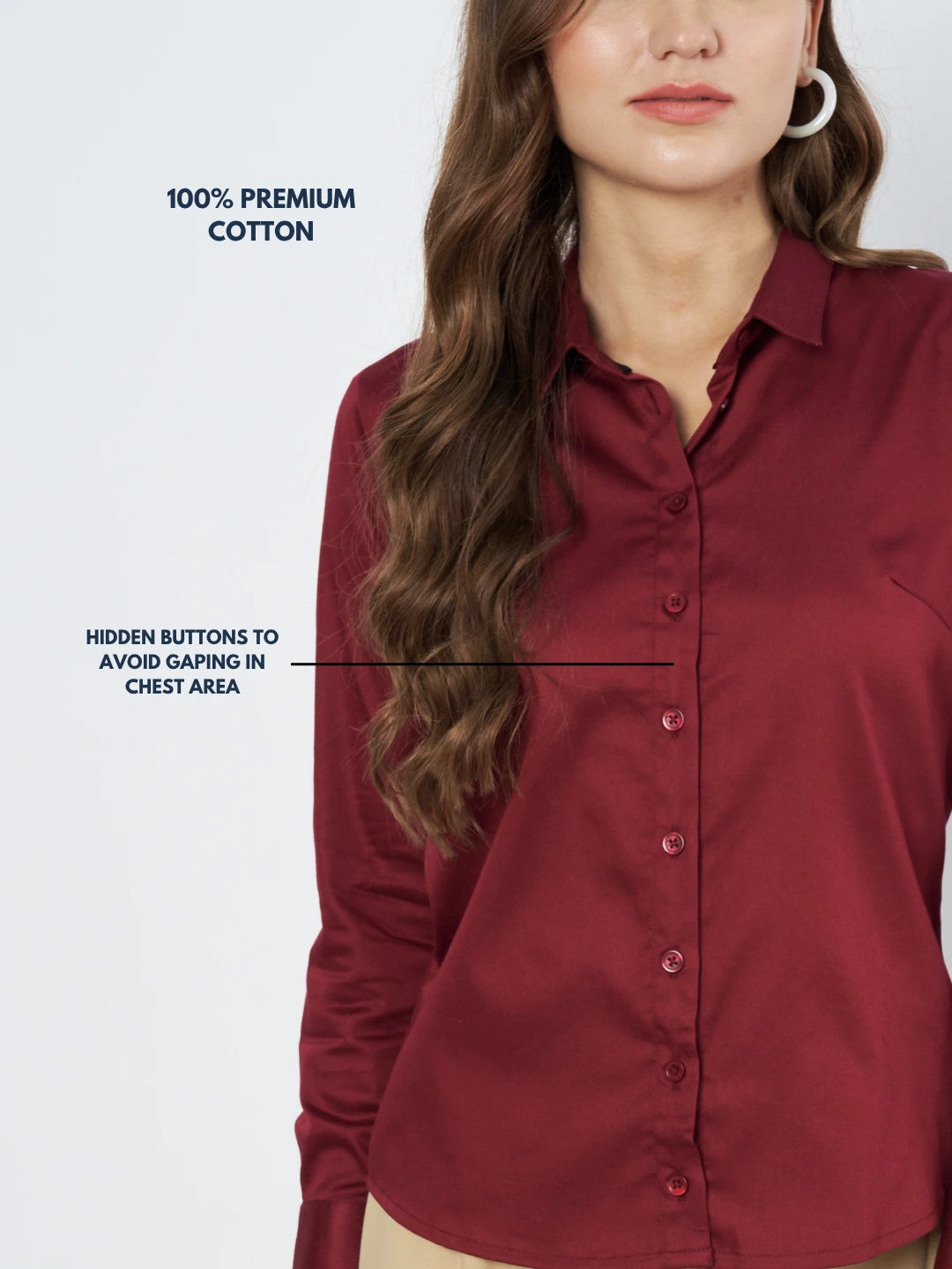 Rhea Cotton Satin Shirt