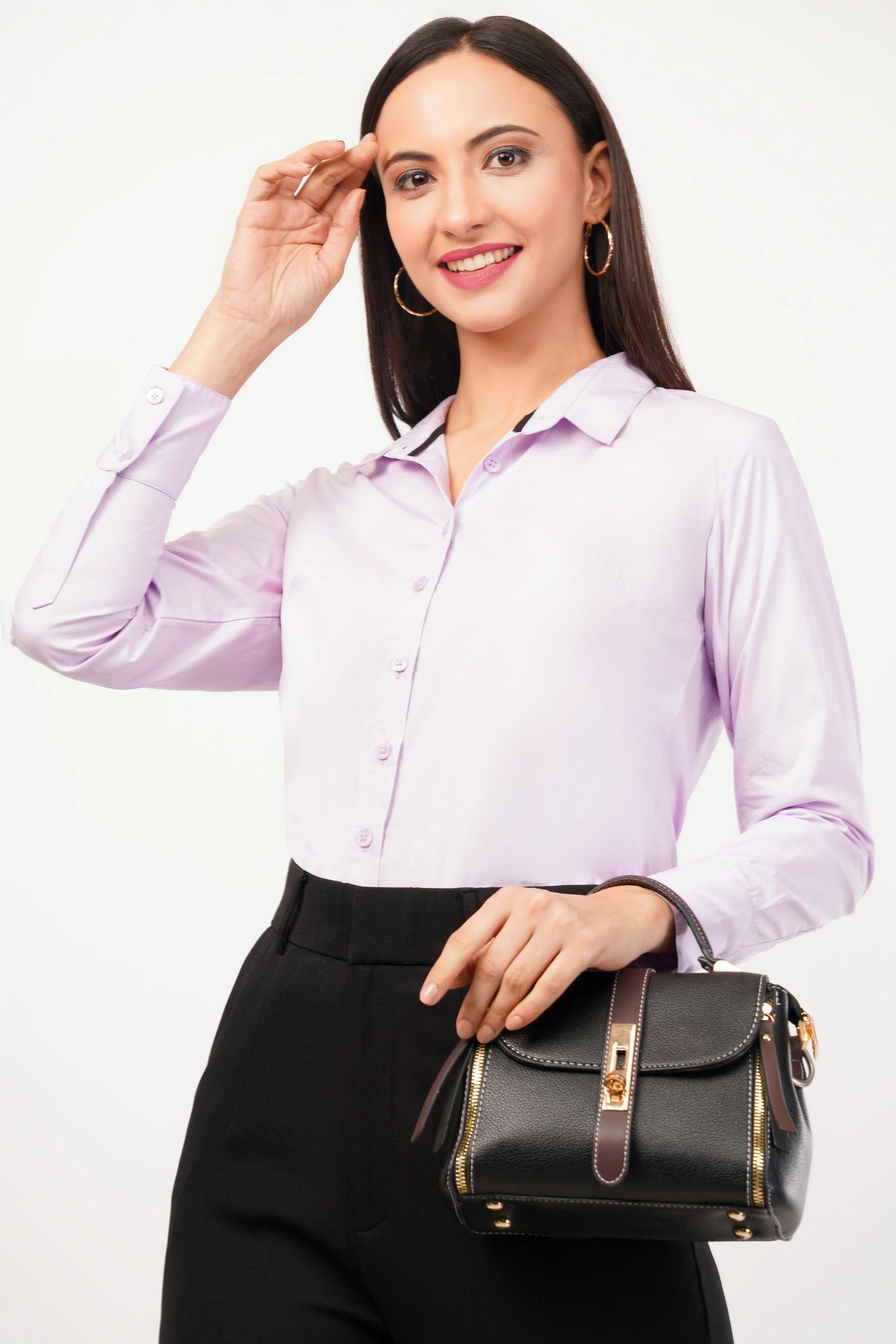 Lavender Cotton Shirt