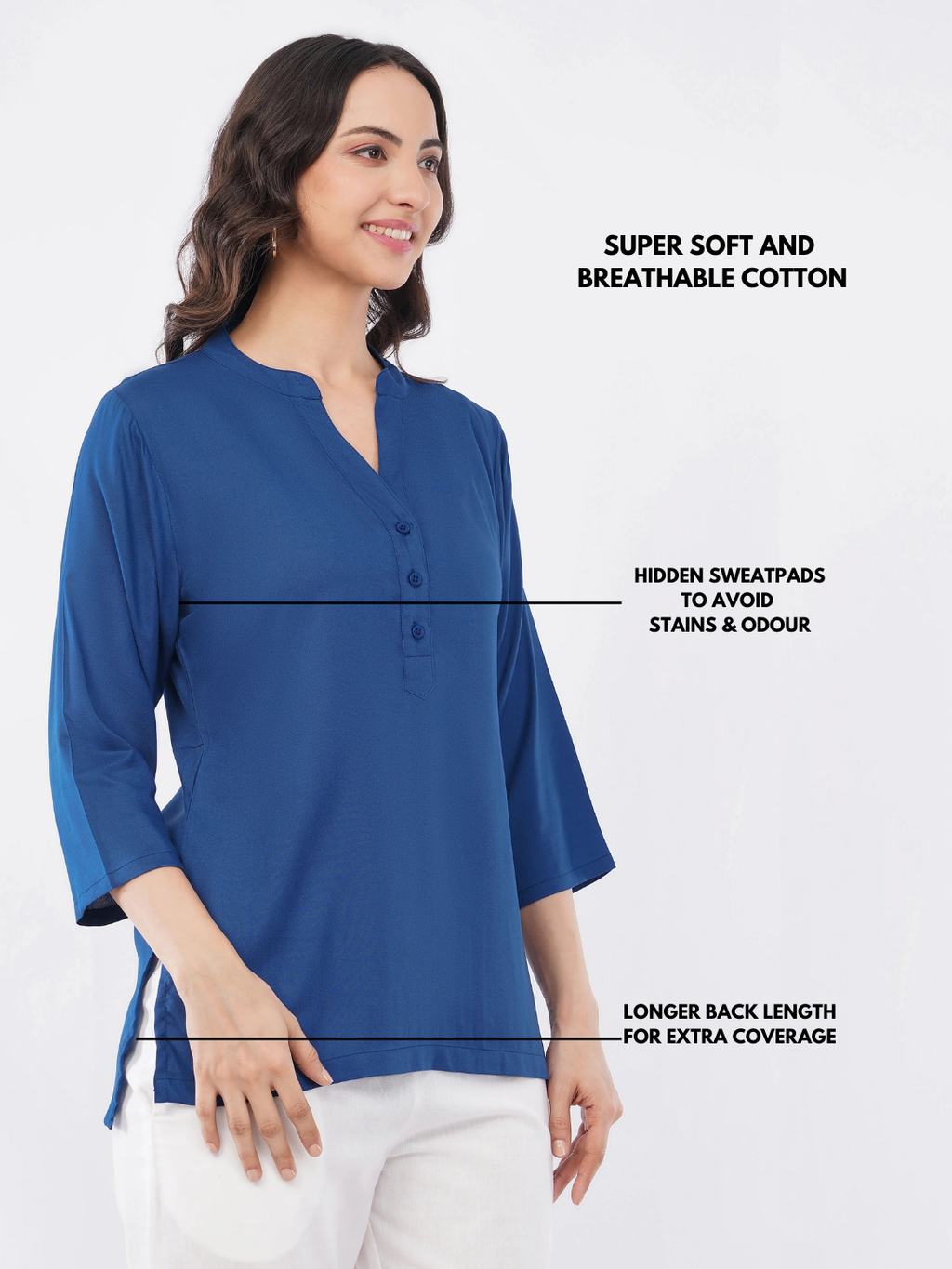 Mira Short Kurti - With Sweatpad