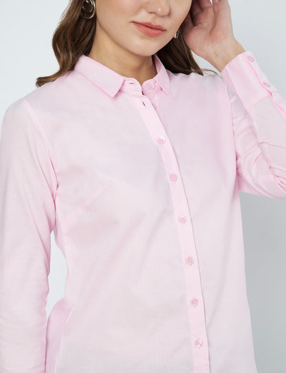 Oxford Cotton Light Pink Shirt