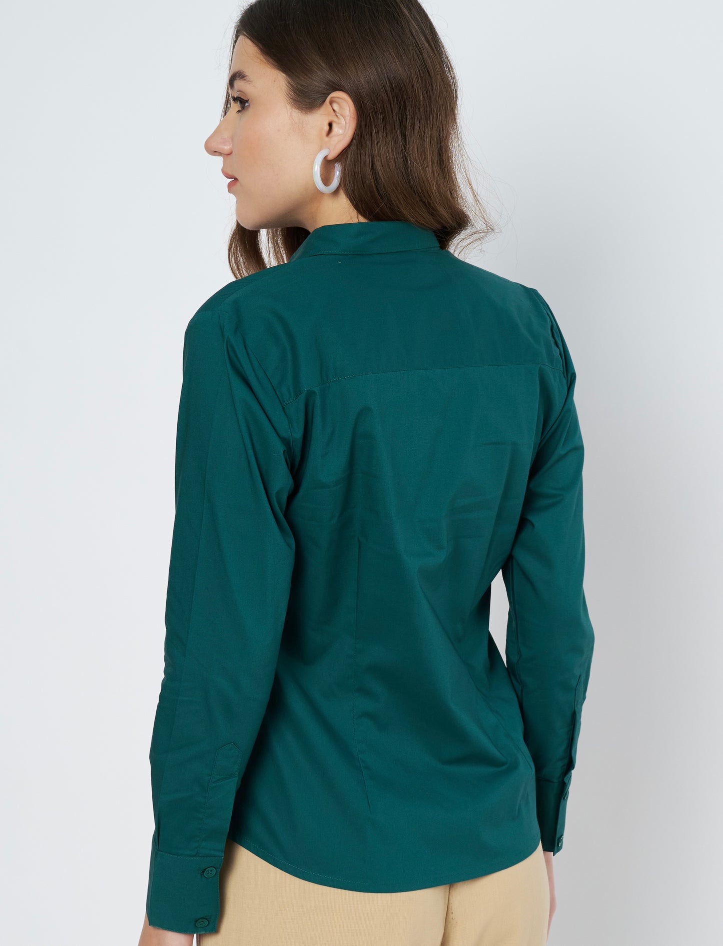 Classic Green Cotton Shirt