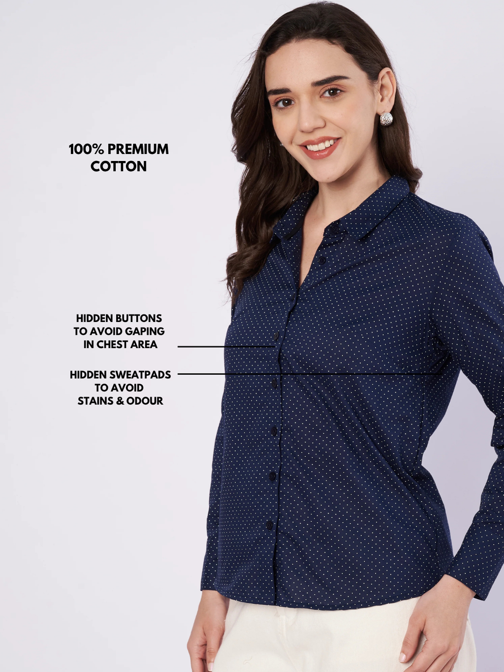 Tara Shirt - With Sweatpad