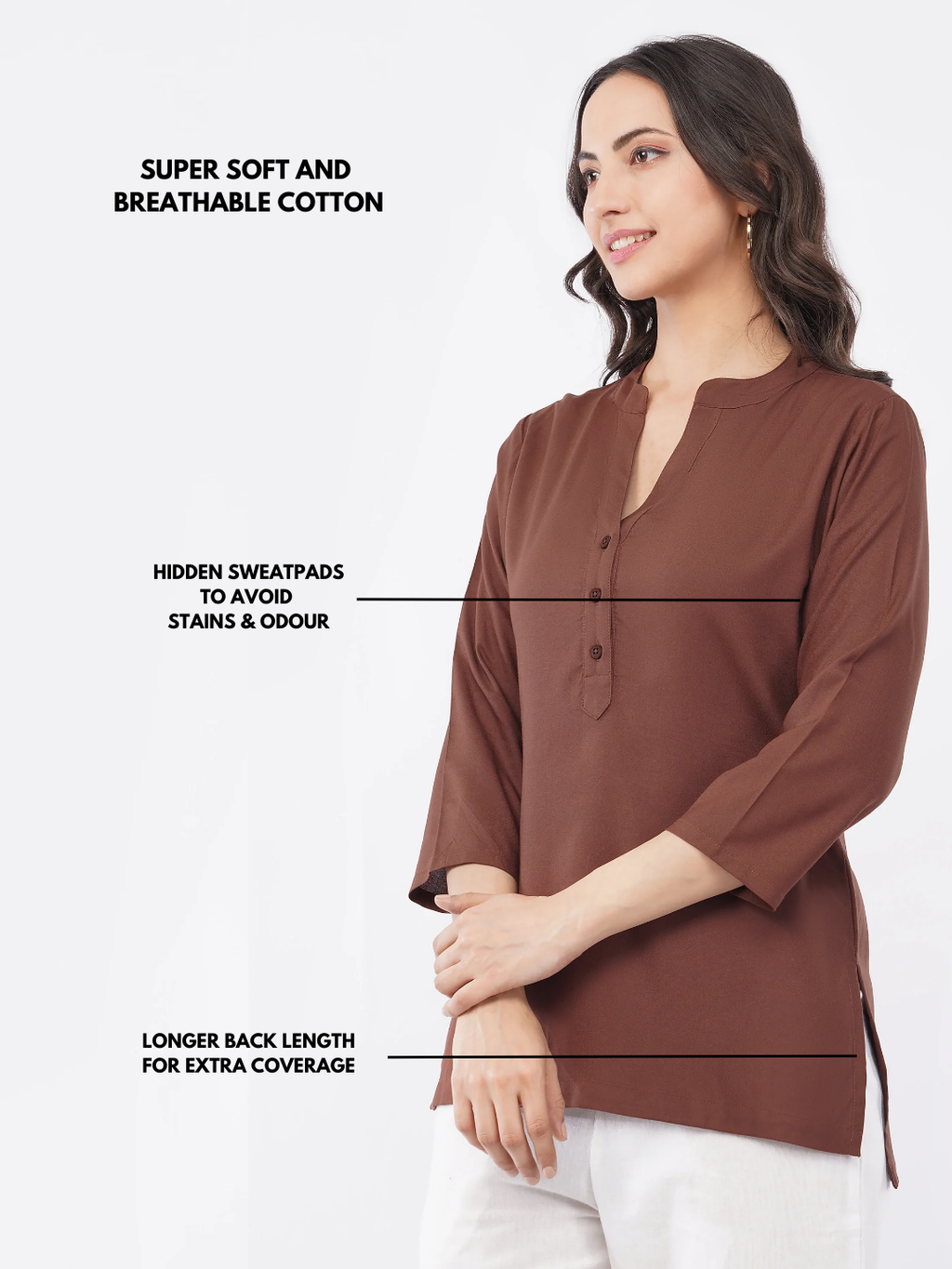 Nora Short Kurti - With Sweatpad