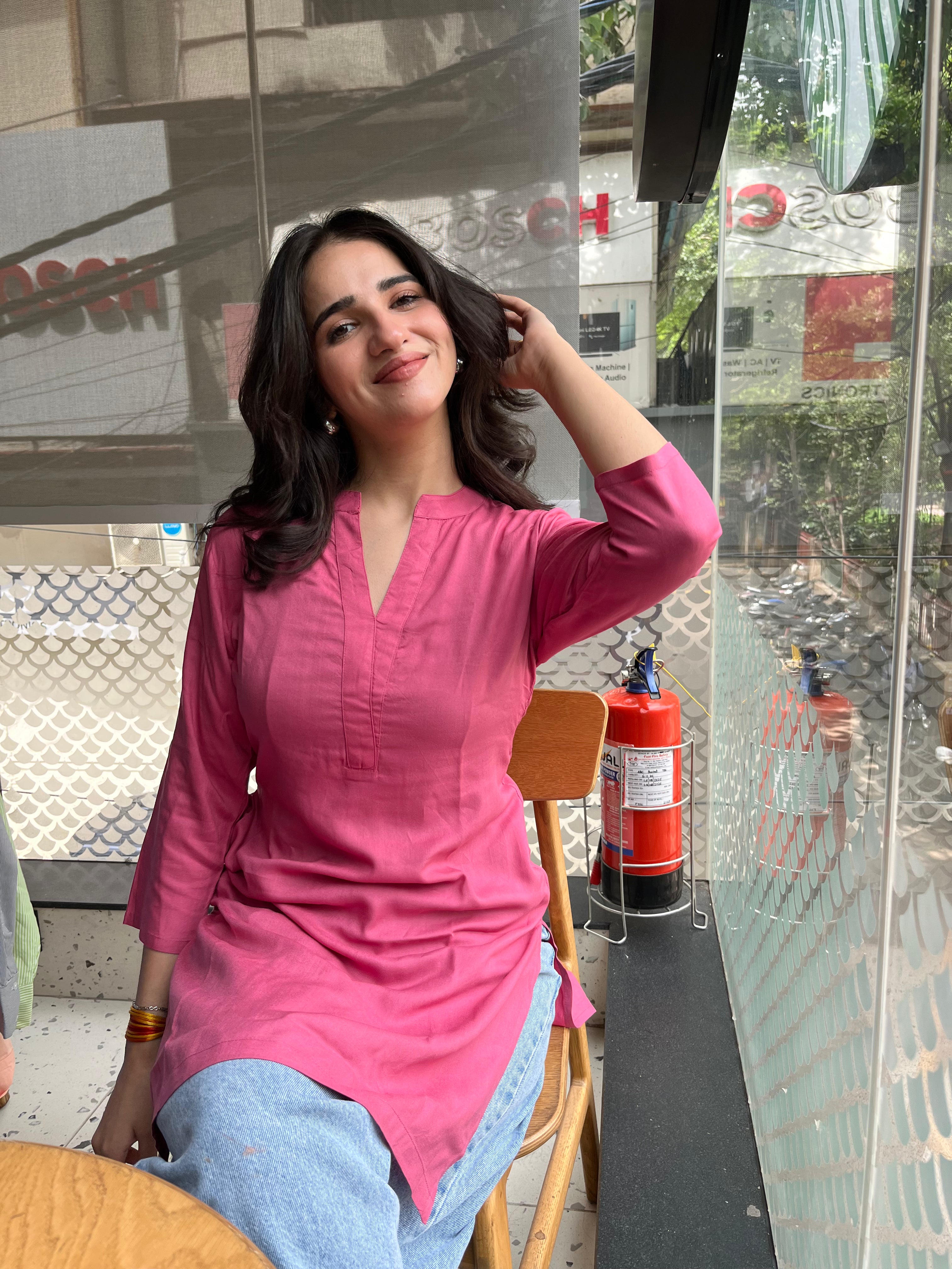 Raha Long Kurti - With Sweatpad