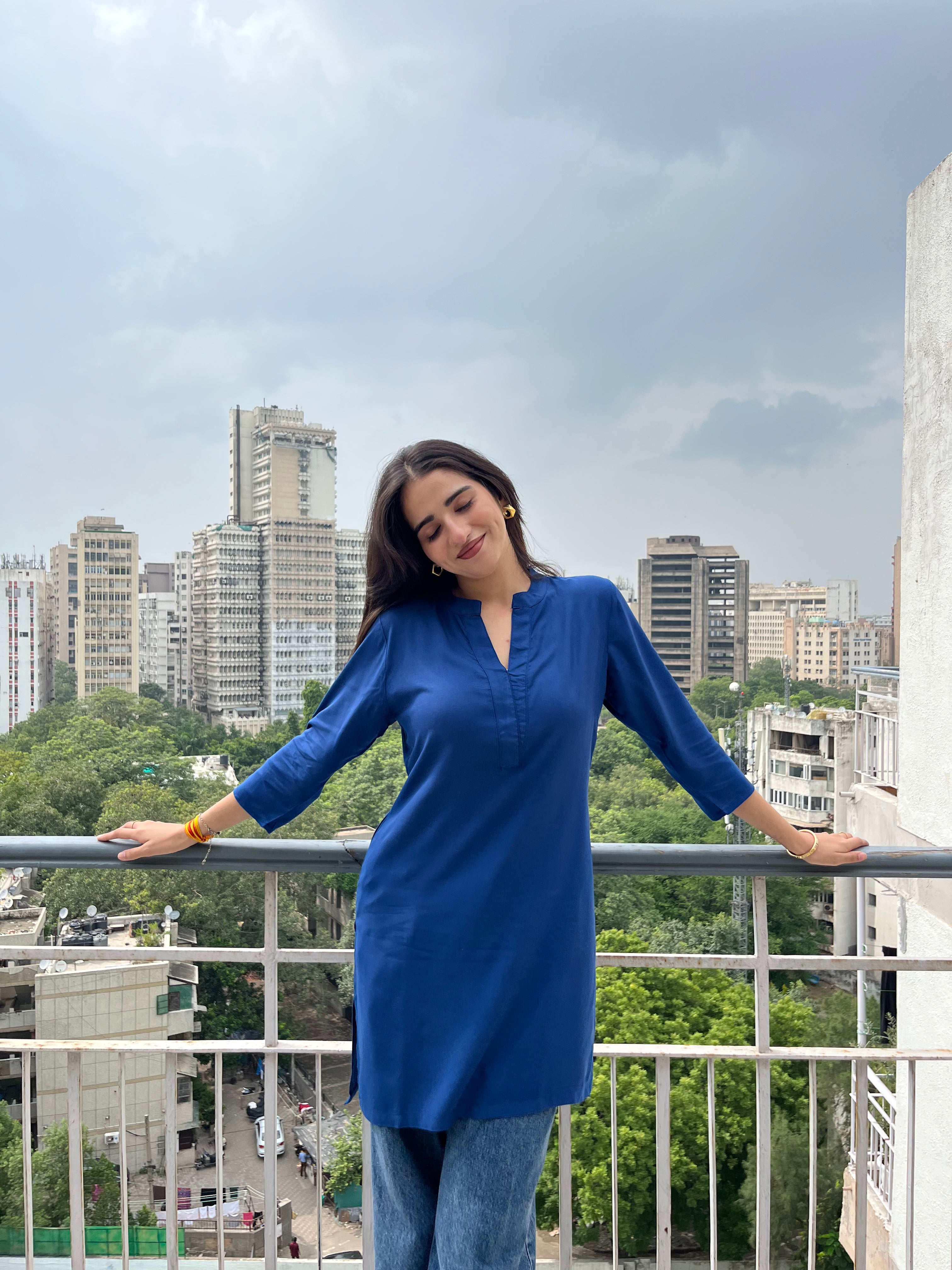Mira Long Kurti - With Sweatpad