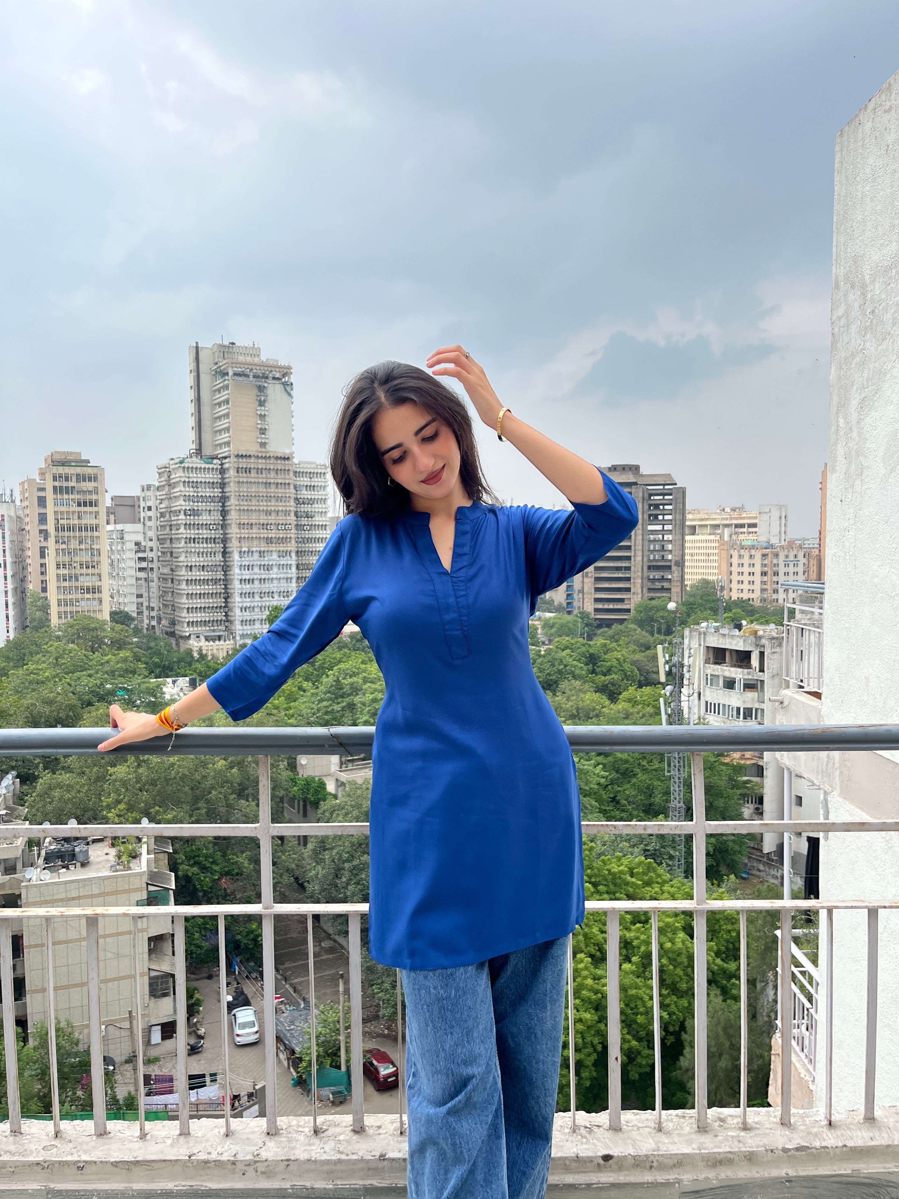 Mira Long Kurti - With Sweatpad