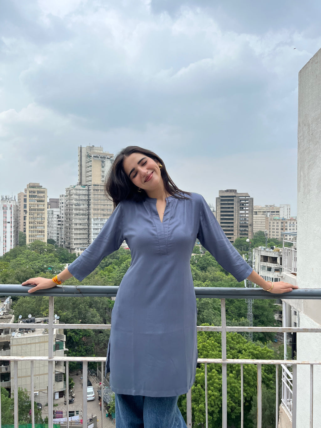 Maya Long Kurti - With Sweatpad