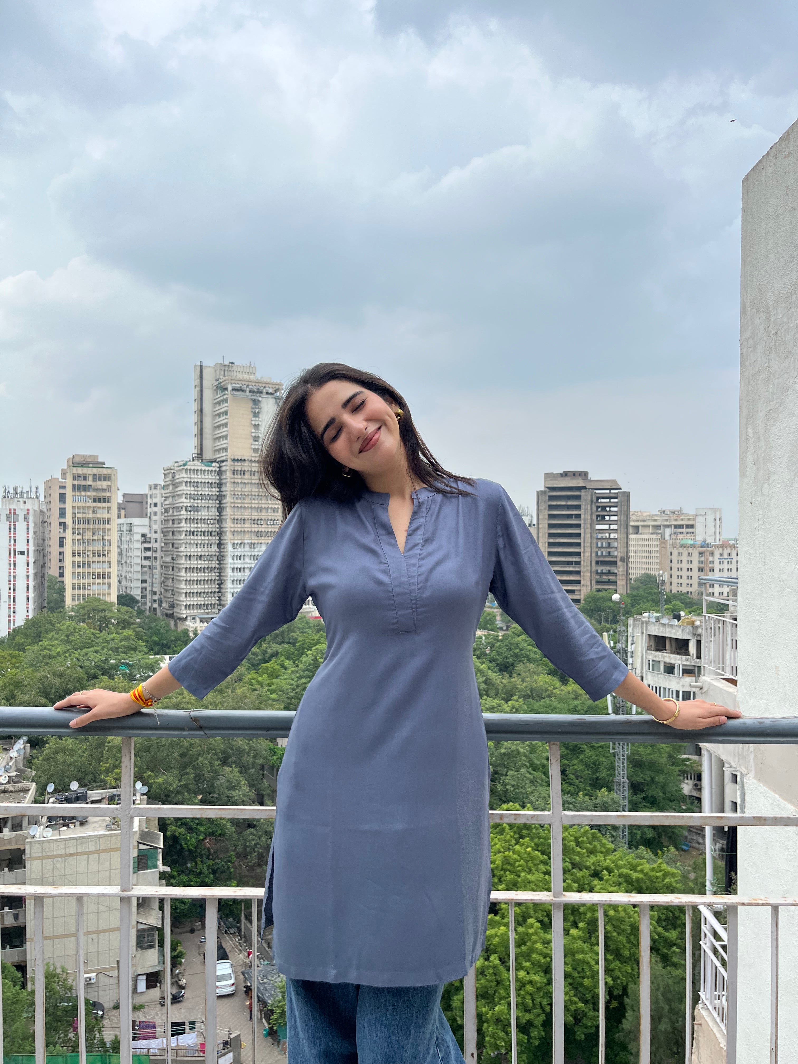 Maya Long Kurti - With Sweatpad
