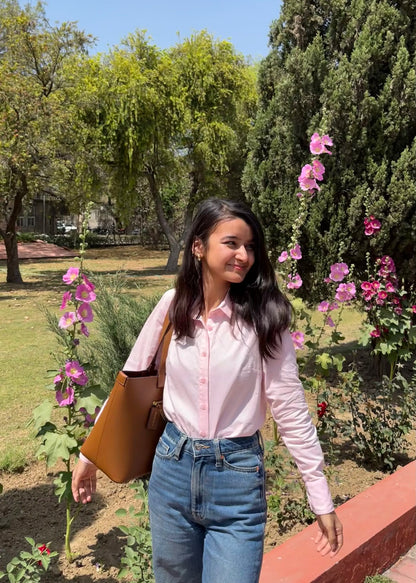 Oxford Cotton Light Pink Shirt