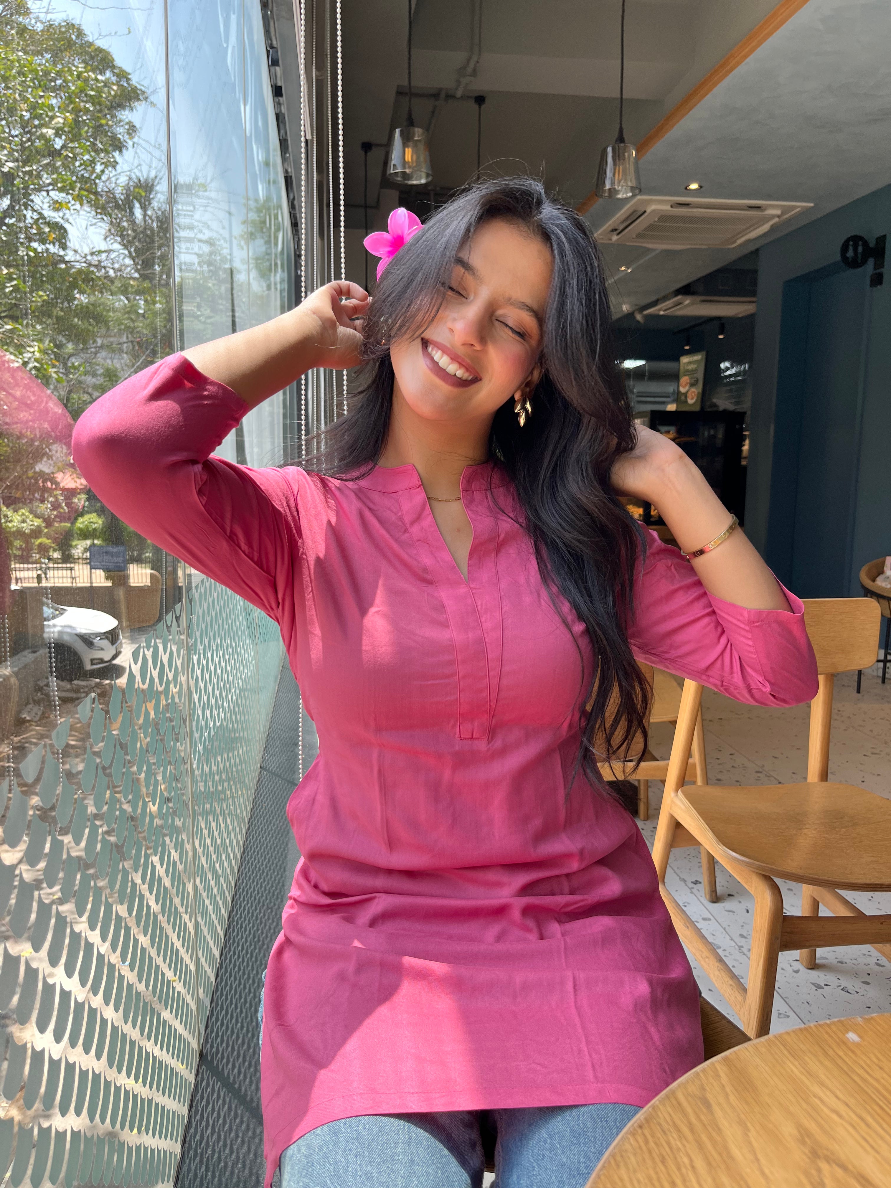 Raha Long Kurti - With Sweatpad