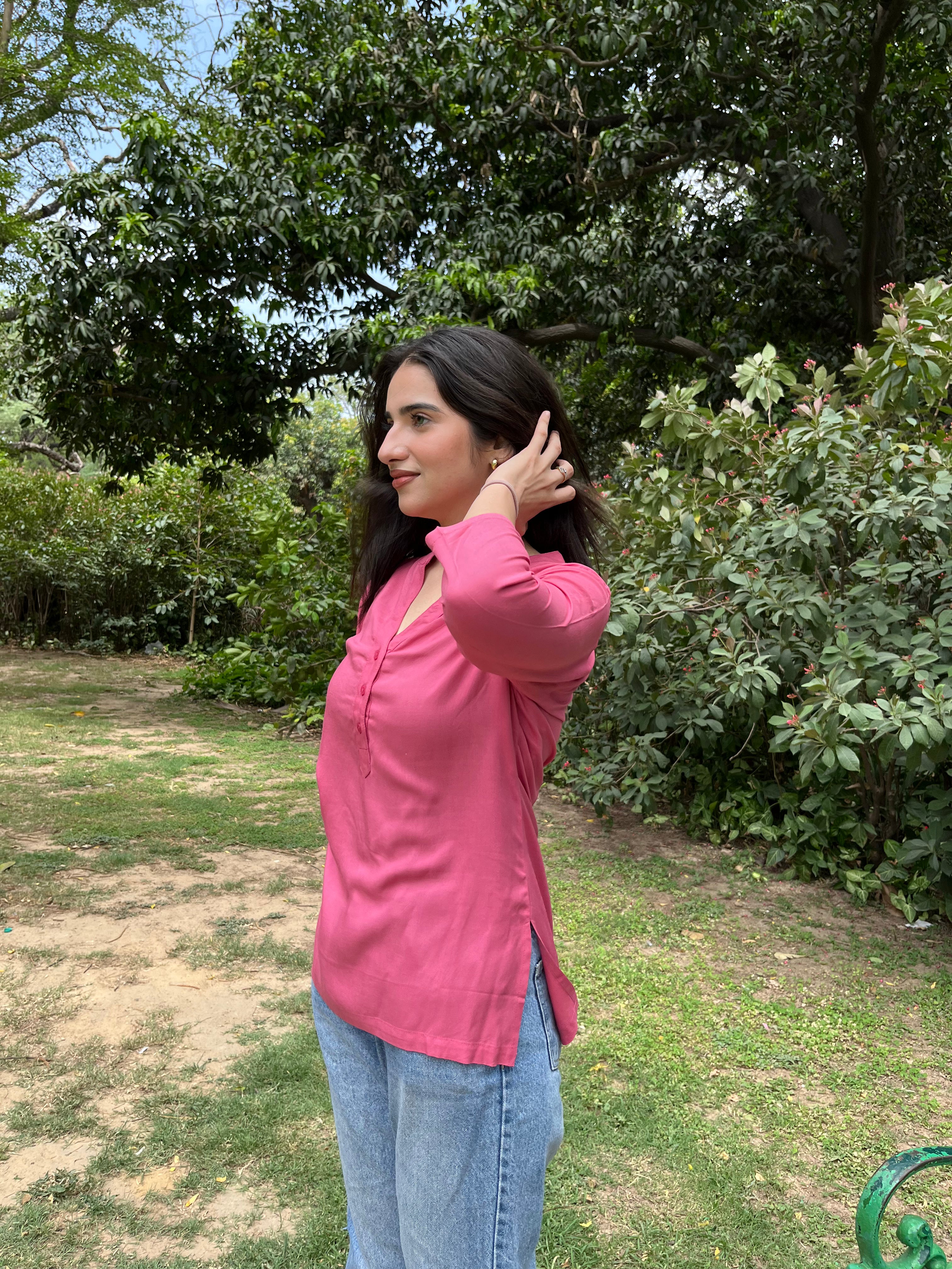 Raha Short Kurti - With Sweatpad