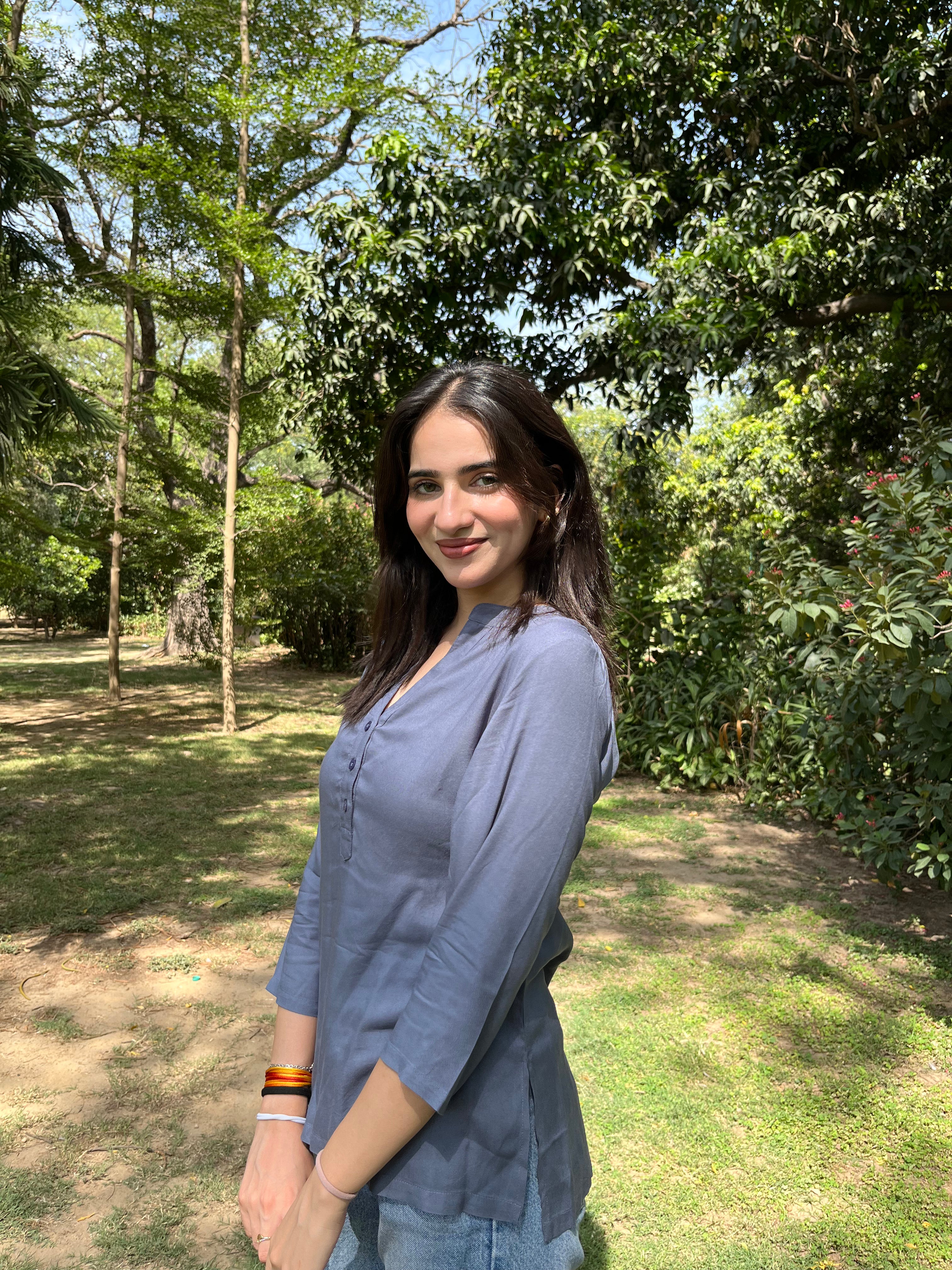 Maya Short Kurti - With Sweatpad