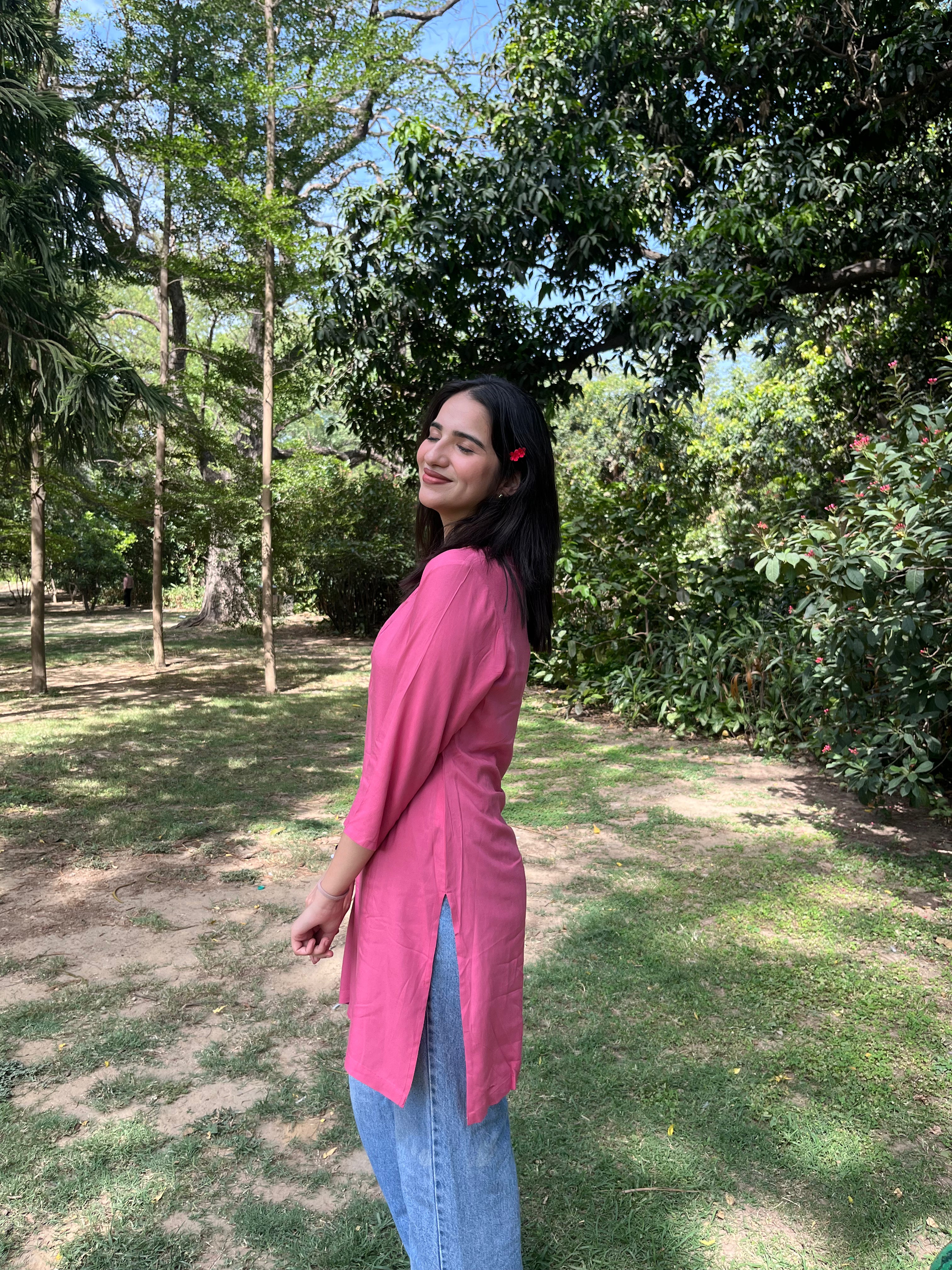 Raha Long Kurti - With Sweatpad