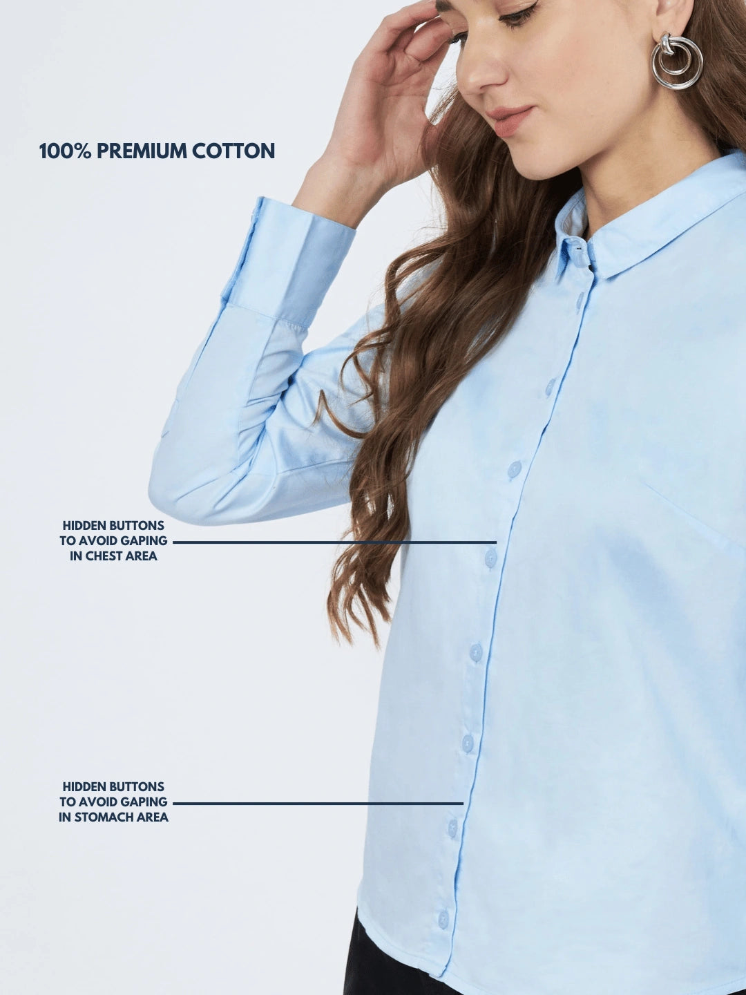 Light Blue Cotton Shirt